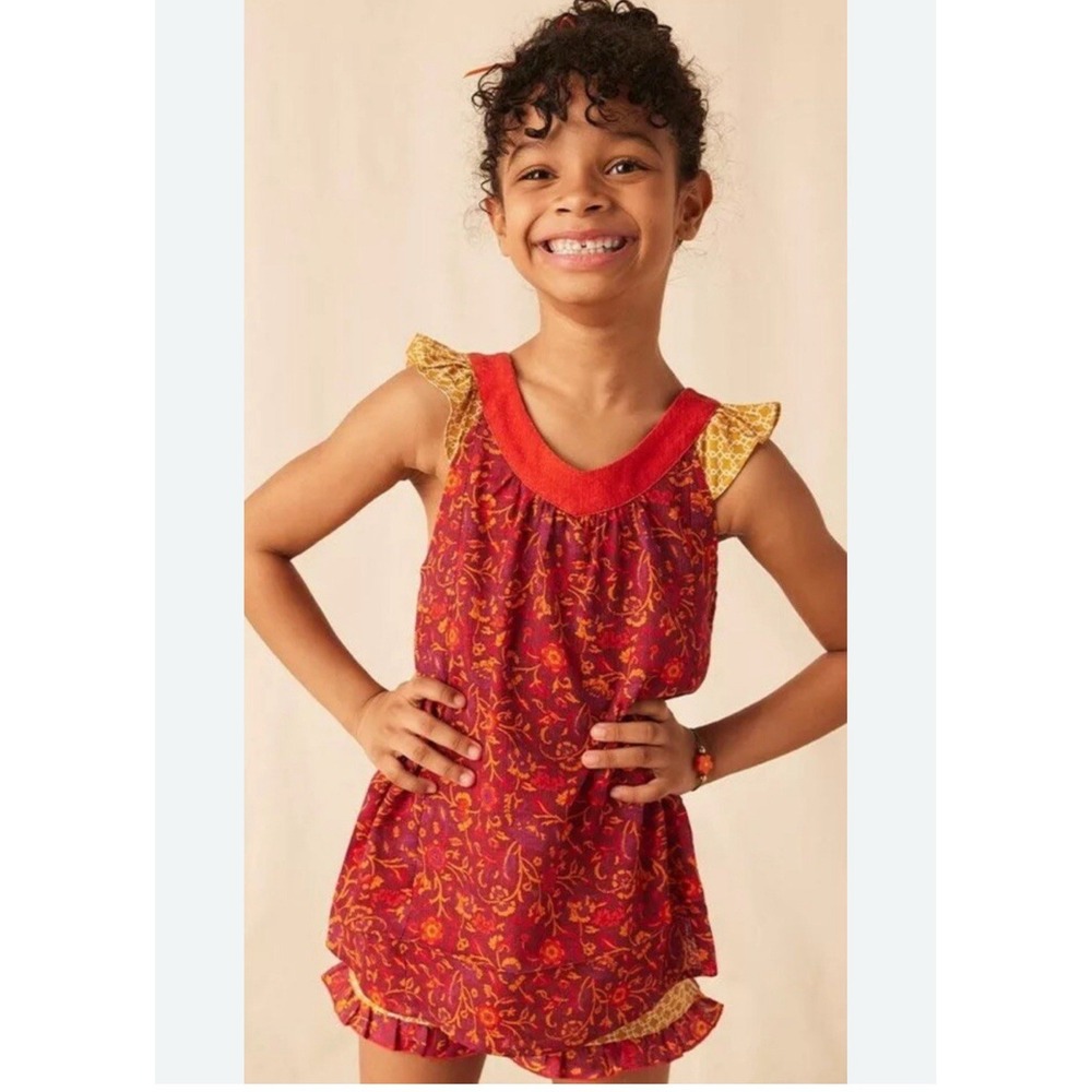Matilda Jane Enchanted‎ Garden Beach Bonfire Top Only Size 8